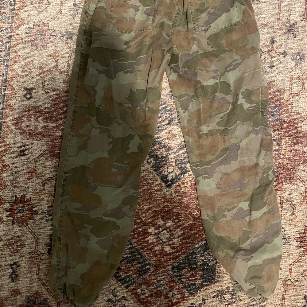 Anthropologie camo joggers